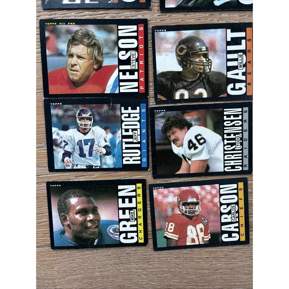 Vintage NFL Football Card Lot 80+‎ Cards Early 1990s Topps Donruss Fleer